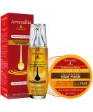 Arvazallia Rejuvenating Hair Mask & Argan Oil Treatment Bundle - Color Protection & Damage Repair - Buy Online on SooperMarket.com