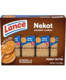 Lance Sandwich Cookies, Nekot Peanut Butter, 8 Individually Wrapped Packs, 6 Sandwiches Each - Buy Online on SooperMarket.com