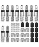 40-Part Bicycle Valve Replacement Set - Lightning Valve Dunlop Insert Seal & Caps for Easy Bike Maintenance - Buy Online on SooperMarket.com