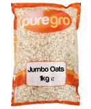 Puregro Jumbo Oats 1kg - Buy Online on SooperMarket.com