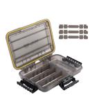 RUNCL Fishing Tackle Box, Waterproof Airtight Stowaway, 3600/3700 Tray Tackle Box with Adjustable Dividers, Sun Protection, Thicker Frame, Fishing Storage Lure Box for Freshwater Saltwater Waterproof Box 1 Pack (Size: 10.6 - Buy Online on SooperMarket.com