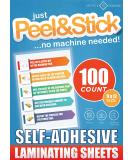 Office Square 100-Pack Self-Adhesive Laminating Sheets - Self-Seal, No Machine Needed, Letter Size, 4 Mil Thick - Buy Online on SooperMarket.com