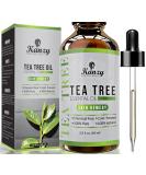 Kanzy Tea Tree Oil Essential Oil Skin Remedy 60ml - Treatment for Hair Face & Nails Natural Vegan Organic Tea Tree Essential Oil - Buy Online on SooperMarket.com
