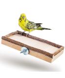 Premium Bird Gallery Perch - Quality Budgie Perches & Accessories for Bird Cages | International Shipping Available - Buy Online on SooperMarket.com