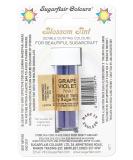 Sugarflair Grape Violet Blossom Tint Food Colouring and Dusting Powder Matt Finish Brush On or Mix with Rejuvenator Spirit to Create a One of A Kind Cake - 7ml - Buy Online on SooperMarket.com