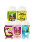 Bath and Body Works Anti-Bacterial Hand Gel 5-Pack PocketBac Sanitizers, Assorted Scents, 1 fl oz each - Buy Online on SooperMarket.com