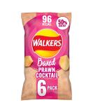 Walkers Oven Baked Prawn Cocktail Crisps 6 x 22g - Buy Online on SooperMarket.com