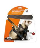 ICA DA973 Set with harness and belt for ferrets black - Buy Online on SooperMarket.com