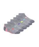 PUMA Kids' 6 Pack Low Cut Socks 9-11 Grey/Pink - Buy Online on SooperMarket.com