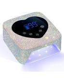 Buy UV LED Nail Lamp 72W - Rechargeable Sparkly Wireless Nail Dryer with 5 Timer Settings | Quick Dry Gel Polish Curing Light for Salon & Home - A-white - Buy Online on SooperMarket.com