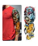 GFHIH Christmas Full Arm Temporary Tattoos for Men and Women - Waterproof & Realistic Sleeve Designs - Long Lasting Holiday Gift - 12 Sheets (L19xW7) - Buy Online on SooperMarket.com