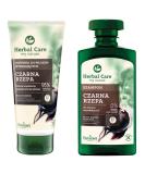 Herbal Care BLACK RADISH Shampoo & Conditioner Set - Anti-Hair Loss Treatment from Poland | 330ml & 200ml - Buy Online on SooperMarket.com