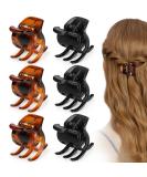 6 Pieces Hair Claw Clips,Morhom Medium Size Hair Claws 1.3 Inch Hair Jaw Clip for Women Girls Thick or Medium Hair 1.3 Inch MIX - Buy Online on SooperMarket.com