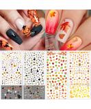 TailaiMei 16 Sheets Holiday Nail Stickers  Halloween & Thanksgiving Day Fall 3D Self-Adhesive Seasonal Nail Art Decals for Autumn DIY Nail Decorations Halloween  Thanksgiving Day. 16 Sheets - Buy Online on SooperMarket.com