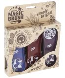Kerbl Original Magic Brush Brush Sets Horse Brush Horse Care Massage Brush Wildberry Recycled Set of 3 - Buy Online on SooperMarket.com