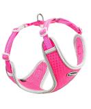 ThinkPet No-Pull Dog Harness & Leash Set | Breathable Adjustable Safety Harness for Small Medium & Large Dogs | Reflective & Padded Control Harness (Pink/Red) - Buy Online on SooperMarket.com
