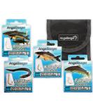 Angel-Berger leader hook assortment with bag fishing hooks tied hooks eel trout carp zander all-round corn feeder - Buy Online on SooperMarket.com