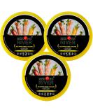 Lyan Mekong River Banh Trang Vietnamese Three Colours Rice Paper Round 22cm - 300g - Pack of 3 | Vegan | Gluten-Free | 100% Natural Rice Paper - Buy Online on SooperMarket.com