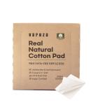 Varuza Premium Unbleached 100% Cotton Pads for Face Toner - Lint Free Triple Layers for Toner, Mask, Nail & Makeup Removal - 300 Count Pack - 1.96 x 2.55 In - Buy Online on SooperMarket.com
