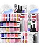 Morovan Acrylic Nail Kit with Drill - 12 Colors Acrylic Powder Set with UV Light - Professional Nail Extension Starter Kit for Home Nail Art - Buy Online on SooperMarket.com