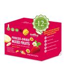 ONETANG Freeze-Dried Mixed Fruit, 12 Pack Single-Serve Pack, Non GMO, Kosher, No Add Sugar, Gluten free, Vegan, Holiday Gifts, Healthy Snack 0.35 Ounce - Buy Online on SooperMarket.com