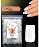By Vixi 600 MEDIUM SQUARE NAIL SET with PREP FILE 10 Sizes Opaque Express Full Cover False Fingernail Extensions for Salon Professionals & Home Use Square Medium - Buy Online on SooperMarket.com