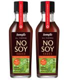 SEMPIO NO-SOY SAUCE - All-Purpose Seasoning Soy Sauce Alternative Multi-purpose condiment made with peas and pea protein instead of soybeans Gluten-free NON-GMO VEGAN (5.1 Fl oz Pack of 2) - Buy Online on SooperMarket.com