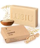Buy Lubiu Hafers Soap - 100g Natural Organic Oat Soap for Sensitive Skin | Child & Adult Hand/Body Soap - Buy Online on SooperMarket.com