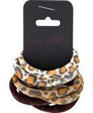 SMOOTHIES Leopard Elastics 6pk - Set of 6 Hair Ties - Buy Online on SooperMarket.com