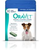 OraVet Dental Hygiene Chews for Small Dogs 10-24 lbs 30 Count (Pack of 1) - Buy Online on SooperMarket.com