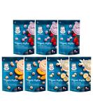 Gerber Yogurt Melts Variety Pack - Mixed Berry, Peach, Banana Vanilla - 1oz (Pack of 7) - Buy Online on SooperMarket.com