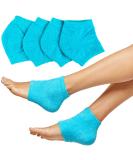 ZenToes Moisturizing Fuzzy Sleep Socks with Vitamin E, Olive Oil and Jojoba Seed Oil to Soften and Hydrate Dry Cracked Heels (Regular, Blue) Regular Fuzzy Blue - Buy Online on SooperMarket.com