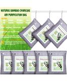 8 Pack Bamboo Charcoal Air Purifying Bags - Activated Odor Absorber and Deodorizer for Home, Car, Basement, Closet - Strong Eliminator for Musty Smells - Nature Fresh Moisture Absorbers - Buy Online on SooperMarket.com