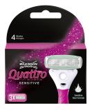 Wilkinson Sword Quattro for Women Sensitive 3 Razor Blades - Buy Online on SooperMarket.com
