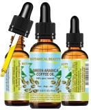 Buy 100% Pure Green Arabica Coffee Oil - 10ml Anti-Aging Face Skin Hair & Nails Treatment | Botanical Beauty - Buy Online on SooperMarket.com