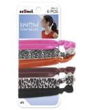 Scunci Lady Knot Ponytailers - 6 Count Pack - Buy Online on SooperMarket.com