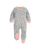 Burt's Bees Baby Sleep & Play Organic Romper-Jumpsuit Pj Zip Footie - Ditsy Floral Print - Buy Online on SooperMarket.com