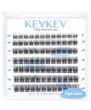 Lash Clusters 84 Pcs DIY Cluster Eyelash Extensions | Individual Soft & Comfortable C-Mix (8-16mm) Light Rain - Buy Online on SooperMarket.com