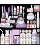 SAVILAND Acrylic Nail Kit with Drill | Complete Professional Set for Beginners | DIY Home Salon Essentials - Buy Online on SooperMarket.com