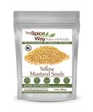 The Spice Way Yellow Mustard Seed - ( 6 oz ) whole seeds resealable bag - Buy Online on SooperMarket.com