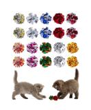 Molain Cat Crinkle Ball Toys 20 Pieces Colorful Cat Toy Balls Cat Play Toy Indoor Cats Interactive Ball Toy Large Ball Toy for Cat Kitten 6 cm/2.36 inch - Buy Online on SooperMarket.com
