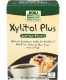 Now Foods Xylitol Plus 75 Packets - Natural Sweetener 4.76 oz (135 g) | Low-Calorie Sugar Substitute - Buy Online on SooperMarket.com