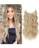 Feshfen Secrets hair extensions long corrugated hair extension Invisible secret hair exension synthetic hair invisible hair parts for women dark golden mix mounting bleed 50 cm-m18 dark golden mix mounting-m18 - Buy Online on SooperMarket.com