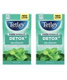 Tetley Super Herbals Mint Detox Tea 20 Per Pack (2 Pack Bundle) - Buy Online on SooperMarket.com