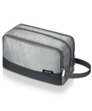 WANDF Water-Resistant Nylon Travel Toiletry Bag for Men and Women - Lightweight Dopp Kit (A-Grey) - Buy Online on SooperMarket.com