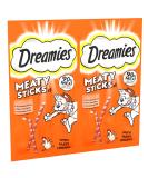 Dreamies Meaty Sticks 84 Pieces Cat Treats Tasty Snacks with Delicious Chicken Pack of 14 x(30g) - Buy Online on SooperMarket.com