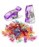 GMMA 120 Pcs Mix Colors Acrylic Sewing Clips - Premium Quilting Clips for Fabric - Storage Bag Clips for Crafts - Buy Online on SooperMarket.com