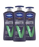 Vaseline Men's Healing Moisture Hand & Body Lotion For Dry or Cracked Skin Fast Absorbing Non-Greasy Lotion for Men 20.3 oz, Pack of 3 20.3 Ounce (Pack of 3) Men - Fast Absorbing - Buy Online on SooperMarket.com