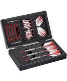 Casemaster Sinister Magnetic Aluminum Dart Case with Precision Cut Space to Hold 3 Steel Tip or Soft Tip Darts and Extra Flights, Shafts and Tips, Magnetic Latch Keeps Case Closed Tight - Buy Online on SooperMarket.com