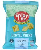 Enjoy Life Sea Salt Lentil Chips - 12 Bags, 0.8 oz Each, Vegan, Gluten-Free - Buy Online on SooperMarket.com